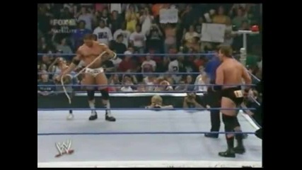 Wwe Smack Down 9.9.2005 - Batista vs Jbl ( Rope Match ) 1/2 Part 