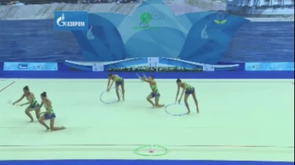 България - бухалки и обръчи Световна купа Казан 2015