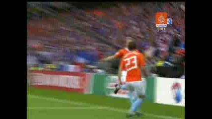 Холандия - Франция 1:0 Дирк Кайт Гол