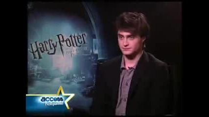 Daniel Radcliffe Emma Watson Rupert Grint on Kissing Scene ( Harry Potter )