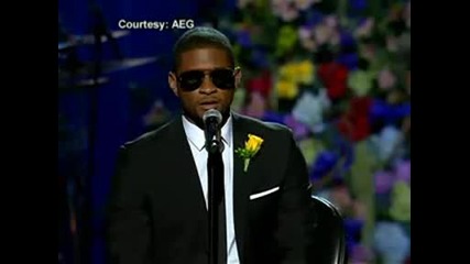 Usher Пее - Gone Too Soon В Чест На Своя Приятел Michael Jackosn