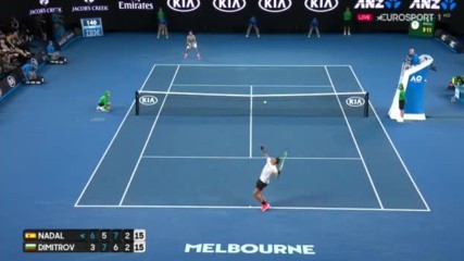 Rafael Nadal vs Grigor Dimitrov Australian Open 2017 Part 4