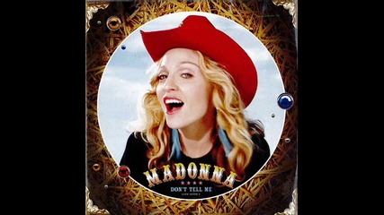 Madonna - Don't Tell Me (thunderpuss Radio Mix)