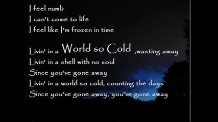 three days grace - world so cold
