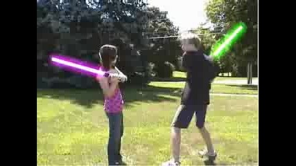 Star Wars Episode 1 12 Lightsaber Battle Clip 