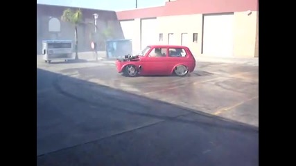 Lada niva burnout
