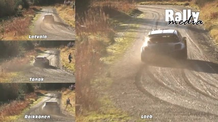 Loeb vs Latvala vs Tanak vs Raikkonen - Кой беше 1-ви?
