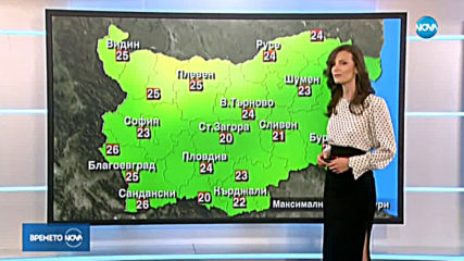 Прогноза за времето (21.09.2019 - централна емисия)