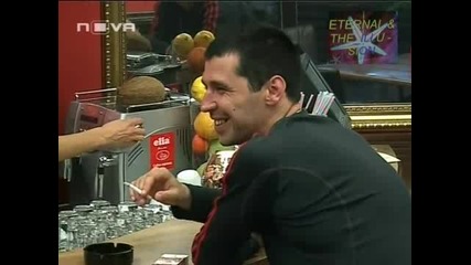 Цветелин Целува Страстно Ива - Big Brother Family - 30.03.2010 