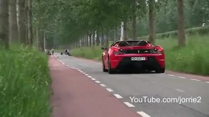 Ferrari 430 Scuderia 16m Spider Sound__ Revs + accelerations