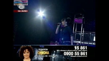Music Idol 3 - Концерт на застрашените - Симона Статева 05.05.09