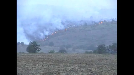 Пожар в община Средец