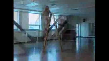 Ashley & Lucas - Bop To The Top (hsm Rehearsal) 