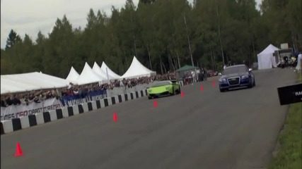 Lamborghini Murcielago Lp670-4 Sv vs Audi Rs6 Evotech