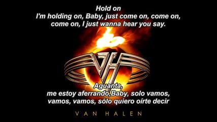 Van Halen Can't Stop Loving You con letra y subtitulado