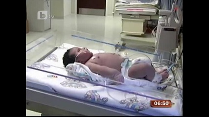 Бебе гигант се роди в Сащ - 7,3 кг.