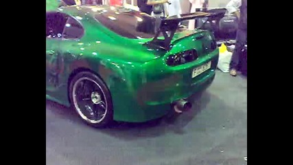 back fire on a supra 