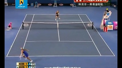 Svetlana Kuznetsova vs Angelique Kerber Australian Open 2010 Highlights [hd, 720p]