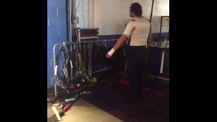 Dean Ambrose - train