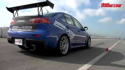 Mitsubishi Evo X by Ams 2008. Track Tested - Inside Line (hq) 