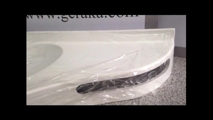 Ъглова мивка за баня от полимер