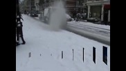 Снежни бури блокираха трафика в голяма част от Европа