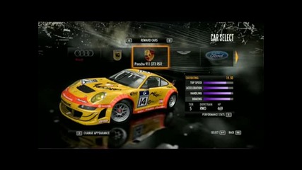 Need For Speed Shift Official Cars 