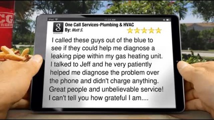 One Call Services-plumbing