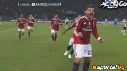 Милан - Ювентус 1:1 ( Serie A 25.02.2012 )