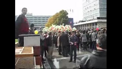 Пускане на гълъби за ден на града в Перник 