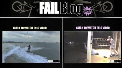 Fail Blog- Лошо падане от Мотор!