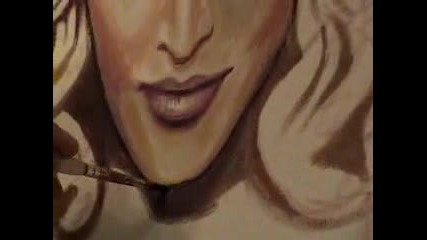 Madonna Painting Video