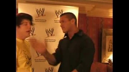 Randy Orton Slaps An Emo Dude