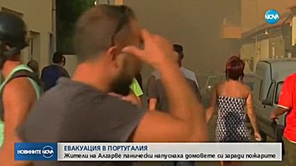 Евакуация в Португалия заради горски пожари