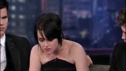 The Cast of Twilight: New Moon on Jimmy Kimmel Live Part 5 