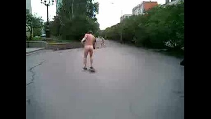 +18 Руски скеитари карат чисто голи