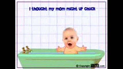 Crazy Bath Dance Cartoon Baby Boy