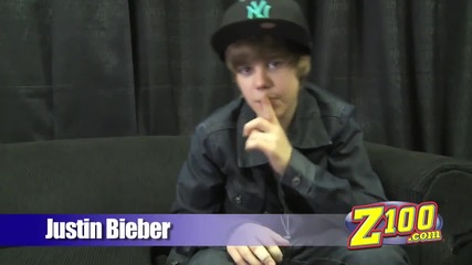 Justin Bieber and Usher backstage