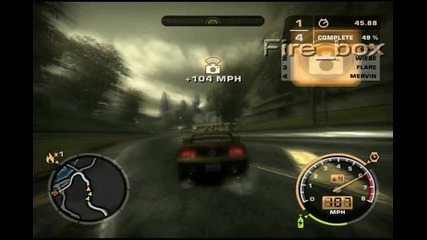 Nfs most wanted top speed 