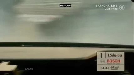 Timo Scheider Crash Dtm Shanghai 2010 (live) 