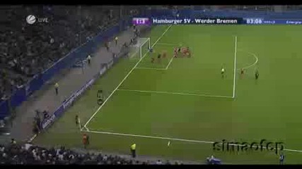 Hamburg - Werder Bremen 1 - 3 Baumann