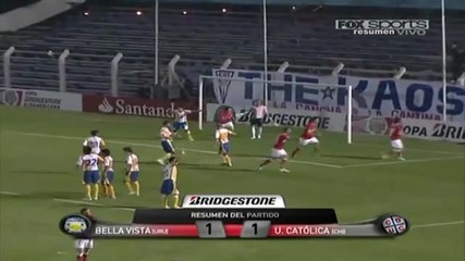 Копа Судамерикана. Bella Vista - Univ Catolica. Акценти от срещата.