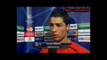 Cristiano Ronaldo Interview 1 - 23.04.08