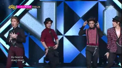 [1080p Hd] 130420 Music Core C-clown - Shaking Heart