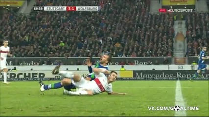 Щутгарт 3:1 Волфсбург 19.12.2015