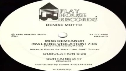 Denise Motto-miss Demeanor(1986 hi-nrg)