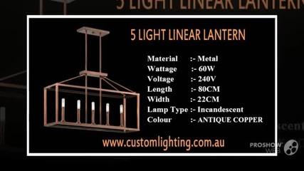 Linear-pendants by Custom Lighting