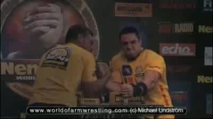 John Brzenk Vs Rustam Babayev - Qual. + Open final - Nemiroff 2009 - World of Armwrestling