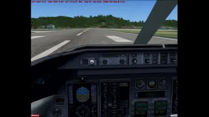 Fsx Learjet 45 Landing At Princess Juliana