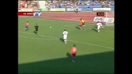 СЛИВЕН - ЦСКА 2:0 (на Полувремето)
